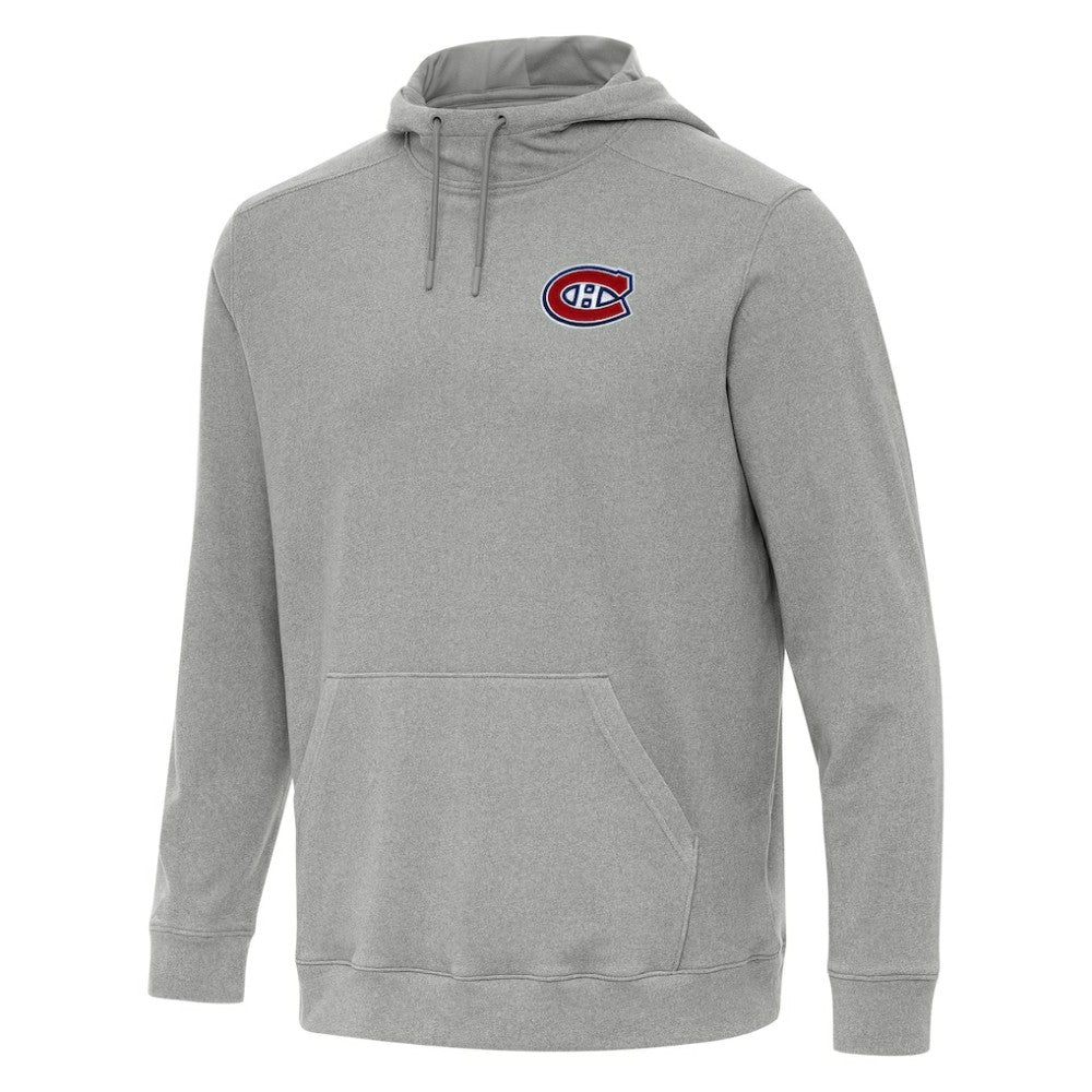 Montreal Canadiens - Antigua Cloud Pullover Hoodie Heather Gray