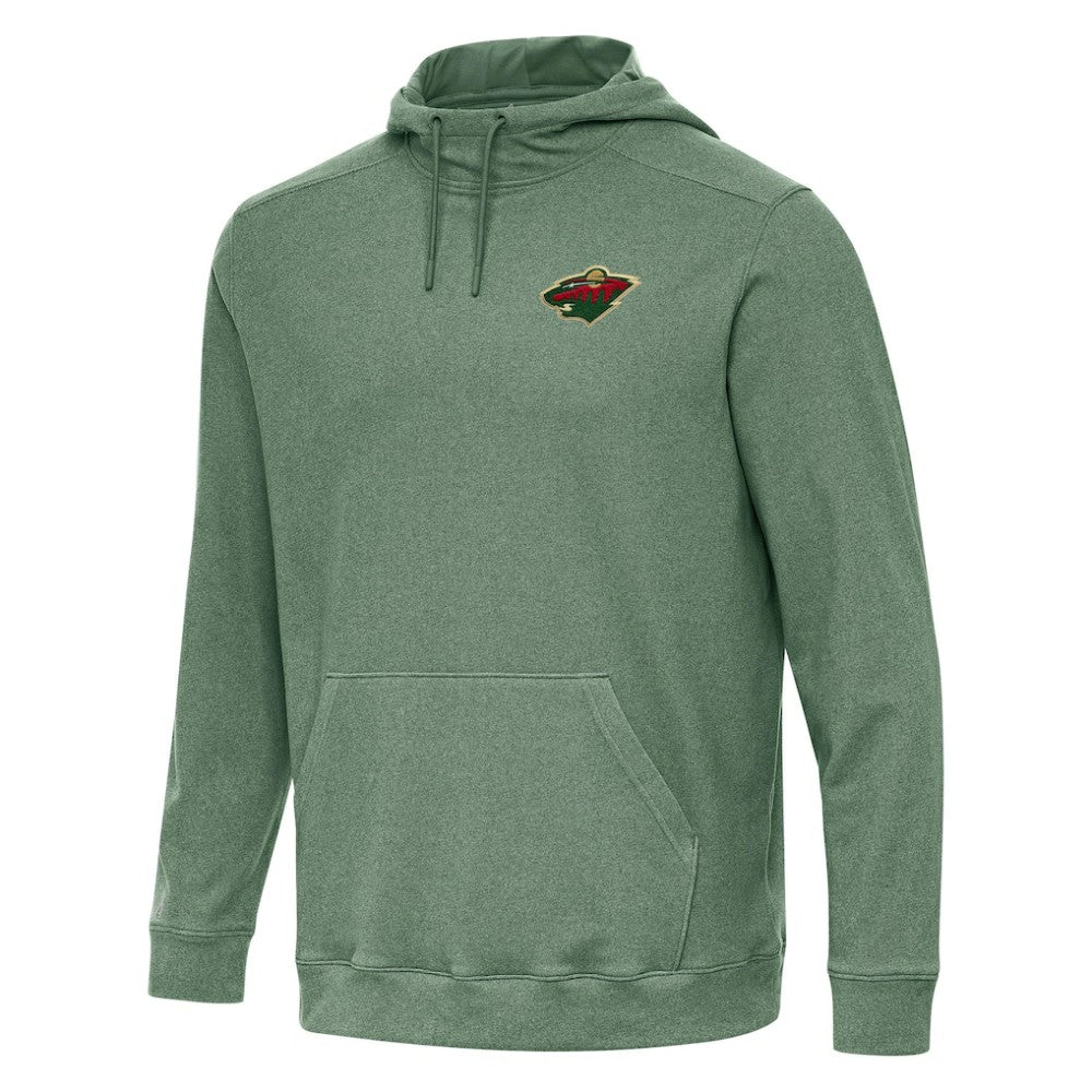 Minnesota Wild - Antigua Cloud Pullover Hoodie Hunter Green