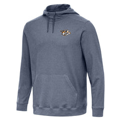 Nashville Predators - Antigua Cloud Pullover Hoodie Heather Navy