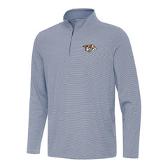 Nashville Predators - Antigua Twine Quarter-Zip Top Navy