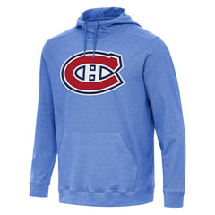 Montreal Canadiens - Antigua Cloud Pullover Hoodie Heather Royal