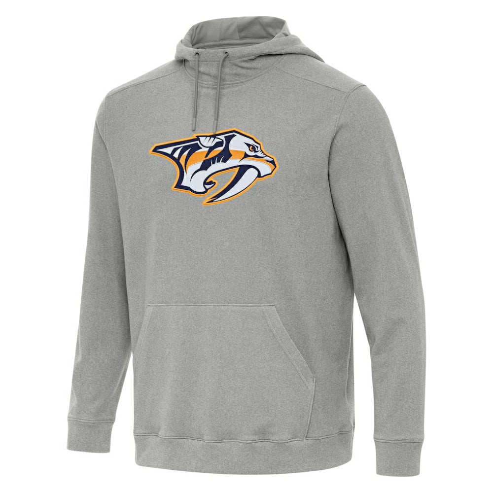 Nashville Predators - Antigua Cloud Pullover Hoodie Heather Gray