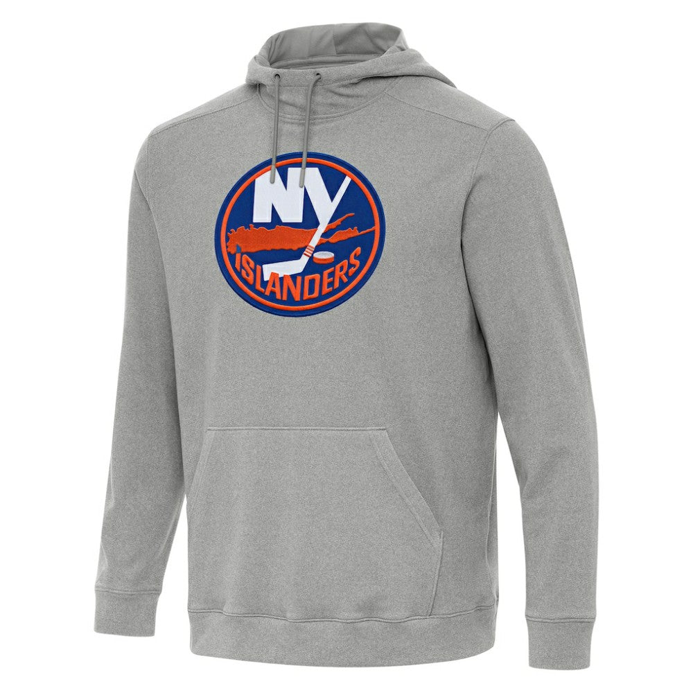 New York Islanders - Antigua Cloud Pullover Hoodie Heather Gray