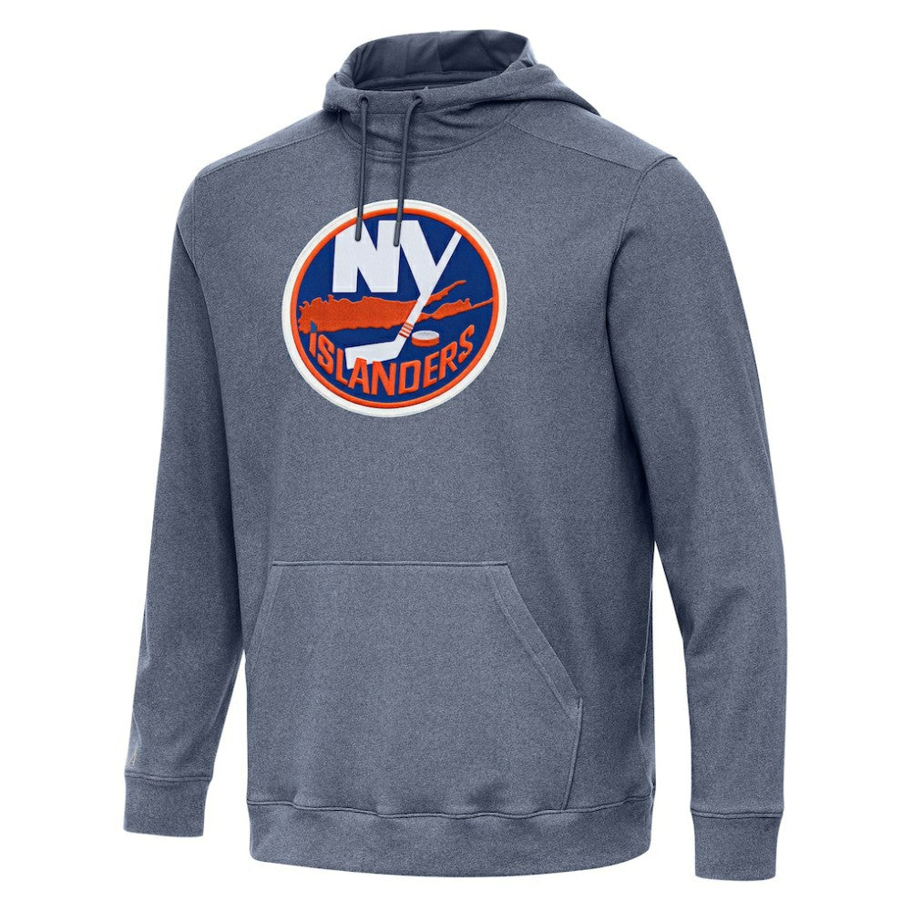New York Islanders - Antigua Cloud Pullover Hoodie Heather Navy