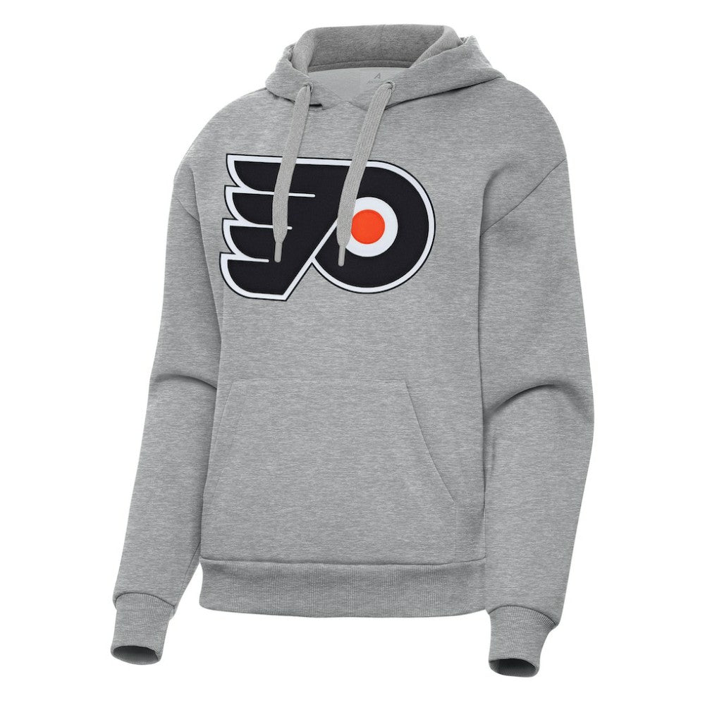 Philadelphia Flyers - Antigua Women's Victory Pullover Hoodie Heather Gray