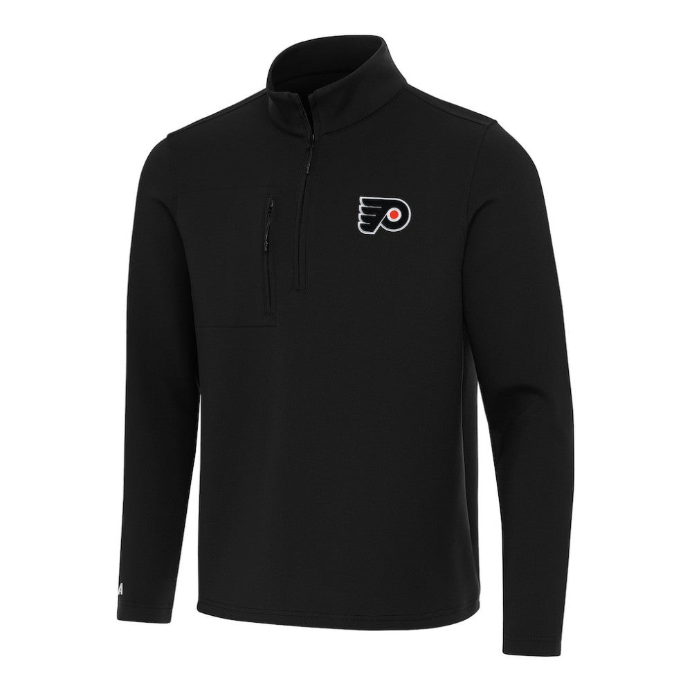 Philadelphia Flyers - Antigua Insider Quarter-Zip Top Black
