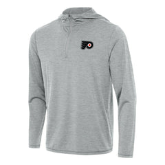 Philadelphia Flyers - Antigua Tidy Quarter-Zip Hoodie Heather Gray