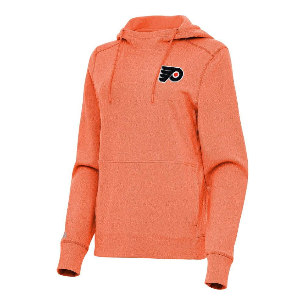Philadelphia Flyers - Antigua Women's Justice Pullover Hoodie Heather Orange