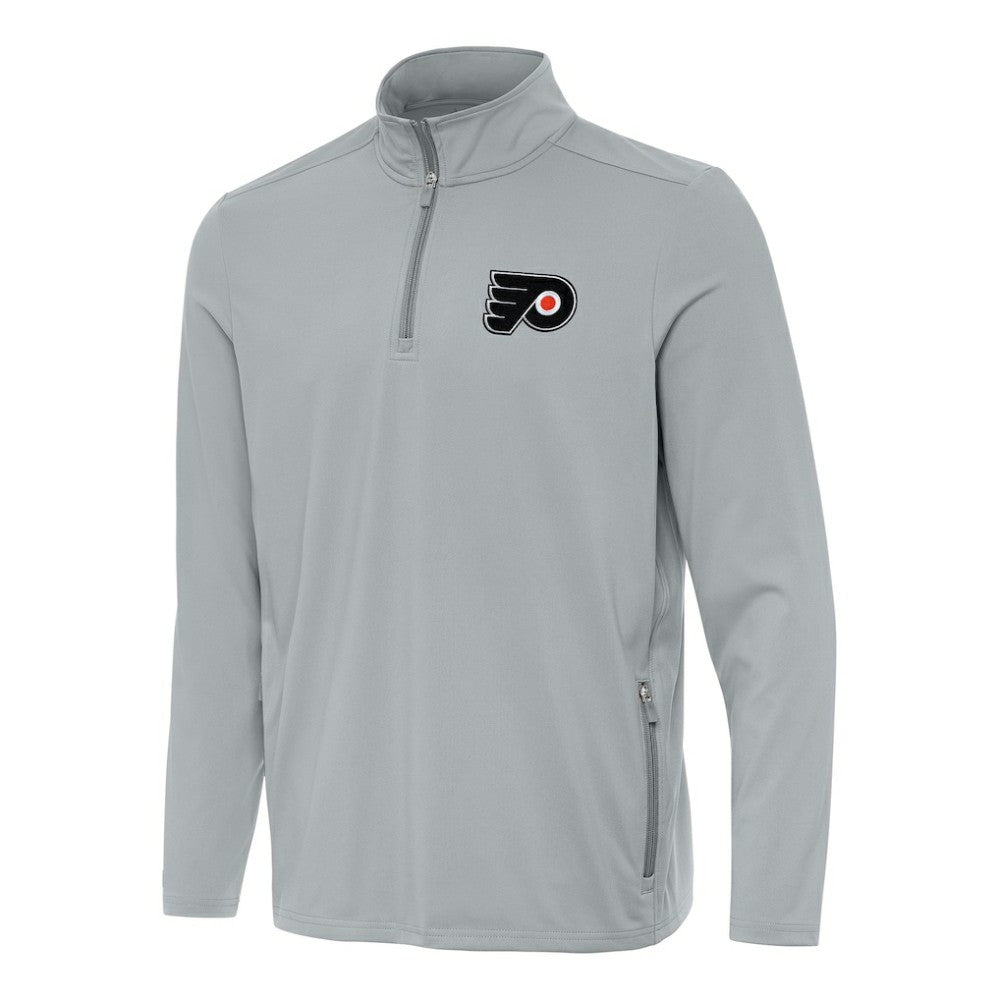 Philadelphia Flyers - Antigua Perilous Quarter-Zip Sweatshirt Gray