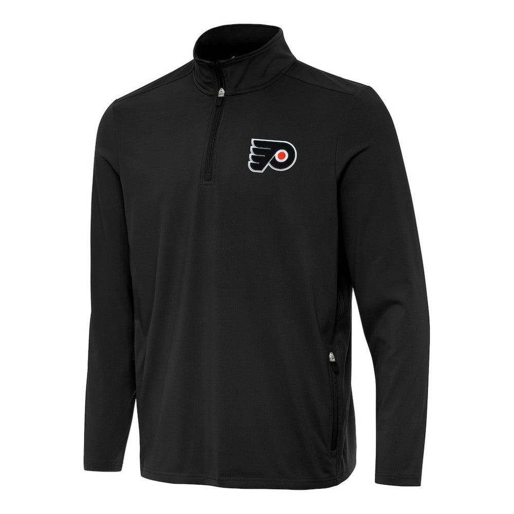 Philadelphia Flyers - Antigua Perilous Quarter-Zip Sweatshirt Black