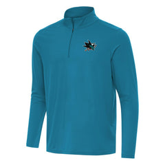 San Jose Sharks - Antigua Intent Quarter-Zip Top Teal