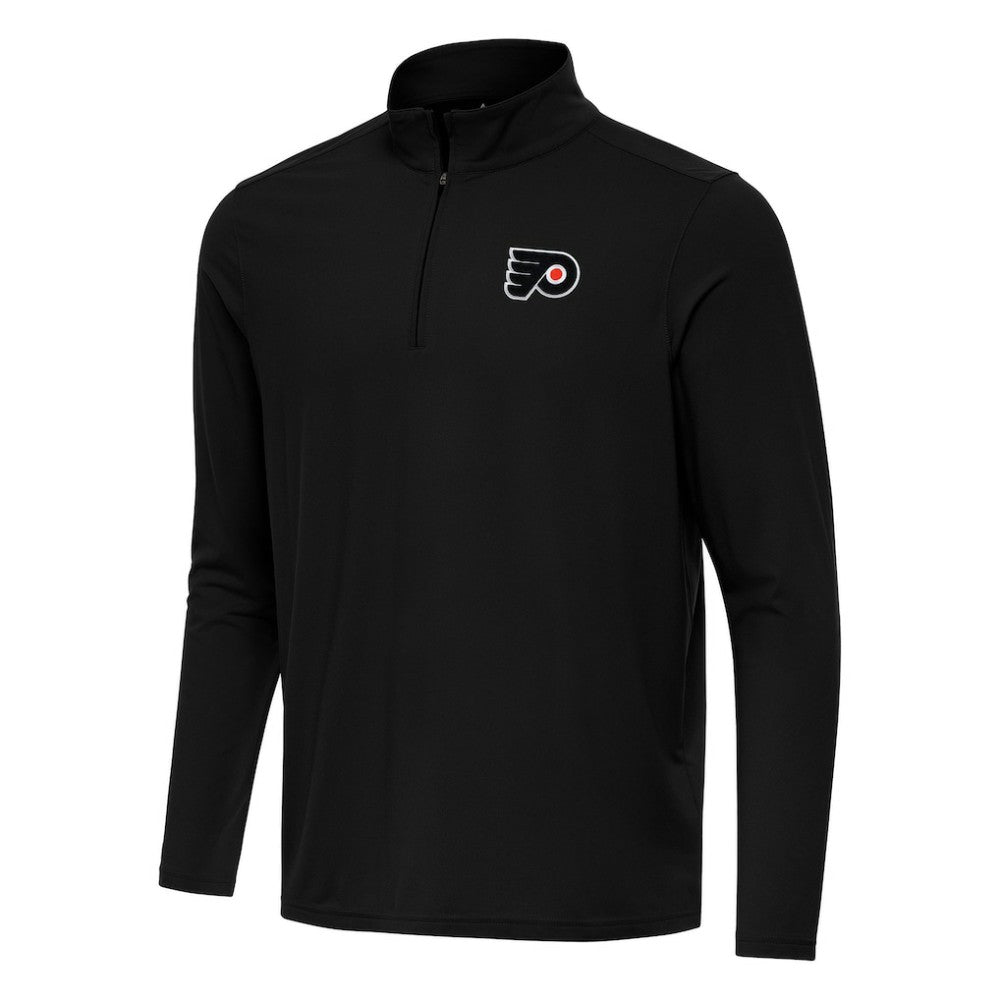 Philadelphia Flyers - Antigua Intent Quarter-Zip Top Black