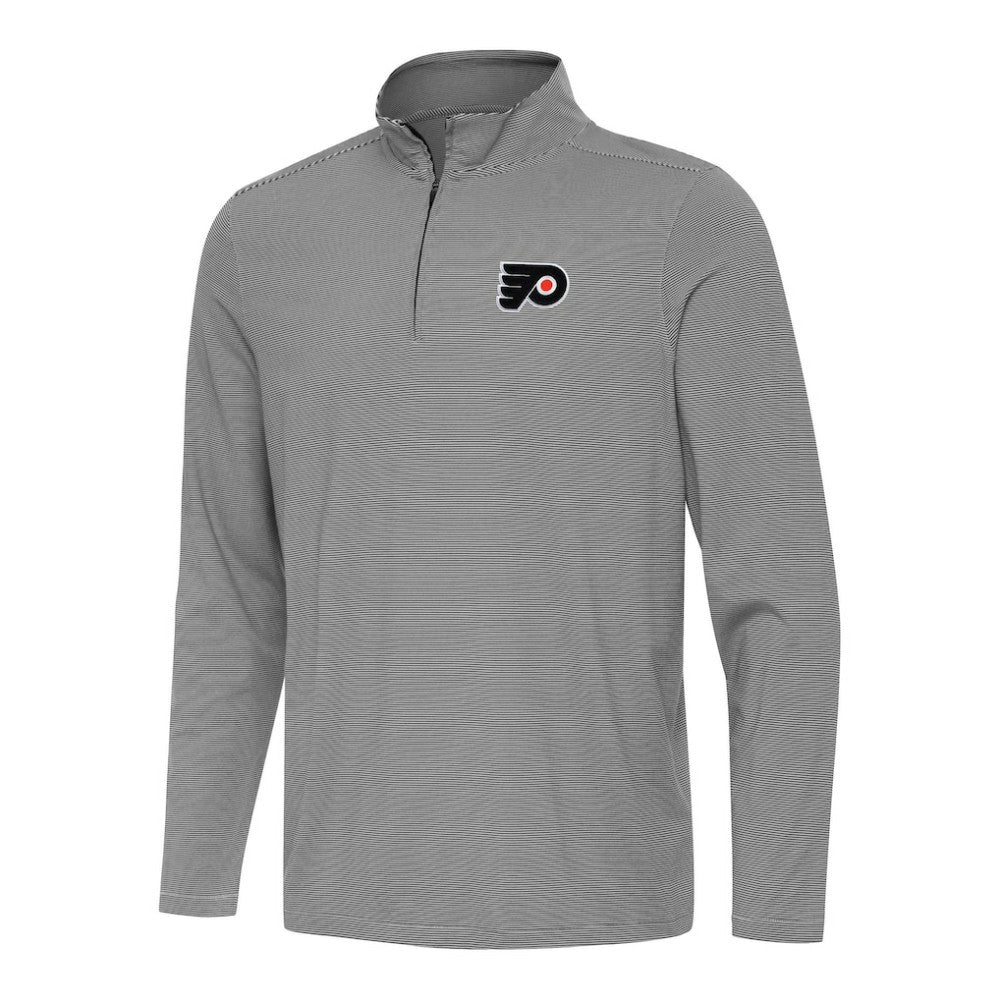 Philadelphia Flyers - Antigua Twine Quarter-Zip Top Black