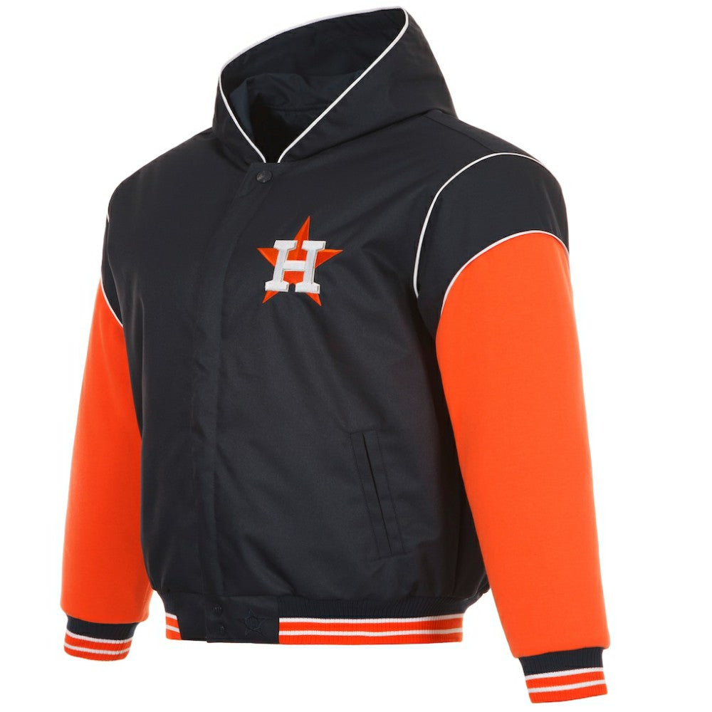 Houston Astros JH Design Youth Reversible Fleece Full-Snap Hoodie Jacket Sale