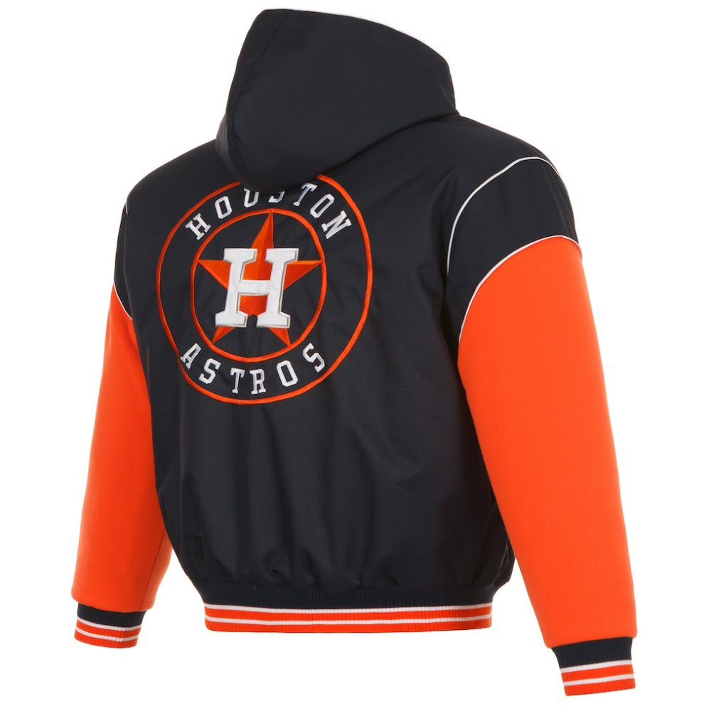 Houston Astros JH Design Youth Reversible Fleece Full-Snap Hoodie Jacket Sale