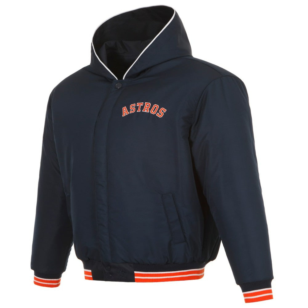 Houston Astros JH Design Youth Reversible Fleece Full-Snap Hoodie Jacket Sale