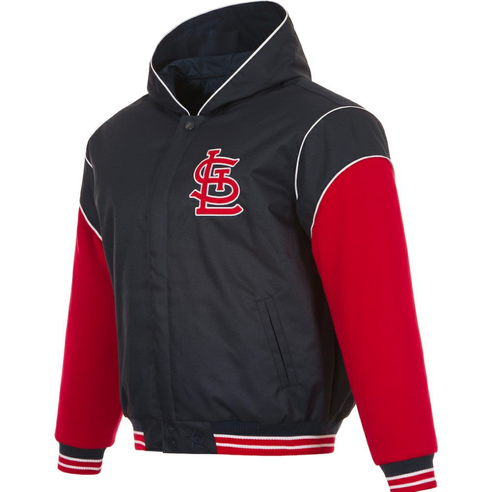 St. Louis Cardinals JH Design Youth Reversible Fleece Full-Snap Hoodie Jacket Online