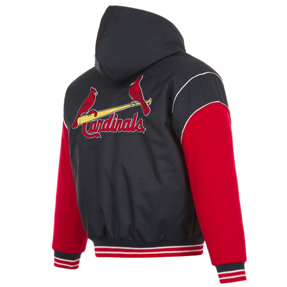 St. Louis Cardinals JH Design Youth Reversible Fleece Full-Snap Hoodie Jacket Online