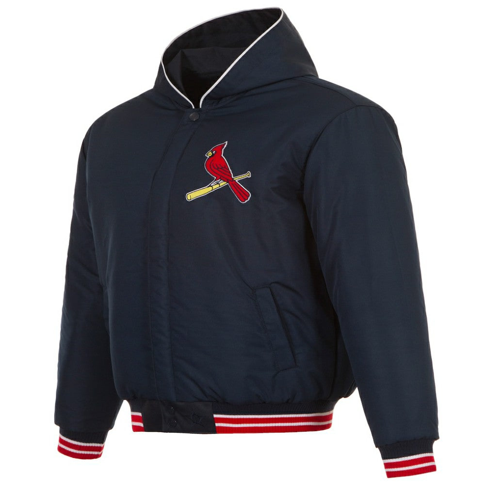 St. Louis Cardinals JH Design Youth Reversible Fleece Full-Snap Hoodie Jacket Online