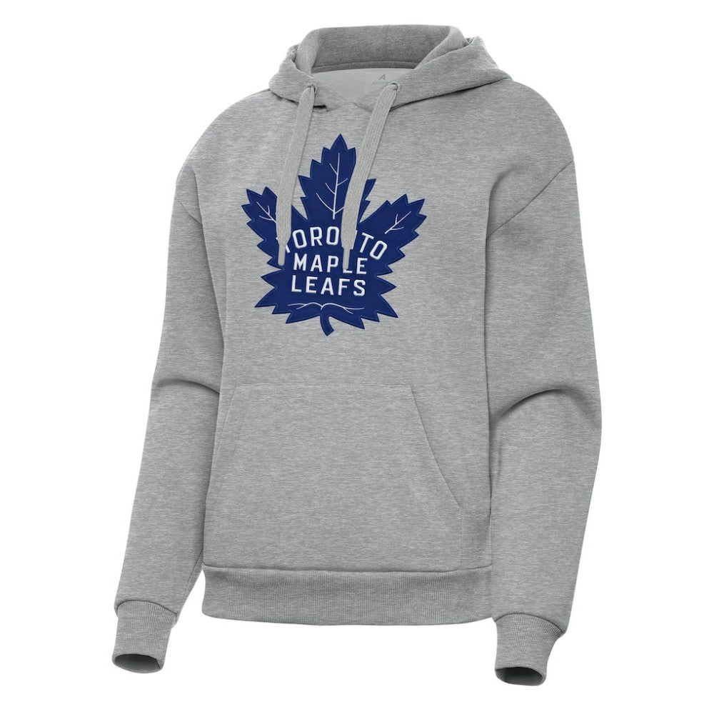 Toronto Maple Leafs - Antigua Women's Victory Pullover Hoodie Heather Gray
