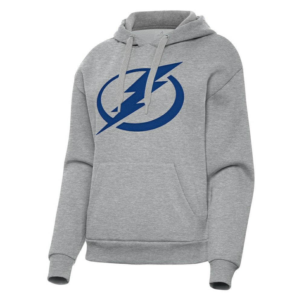 Tampa Bay Lightning - Antigua Women's Victory Pullover Hoodie Heather Gray