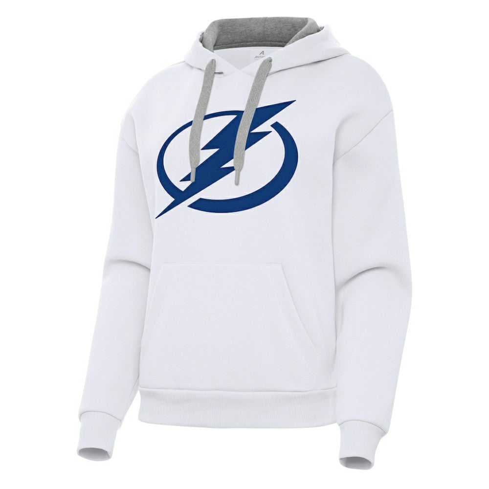Tampa Bay Lightning - Antigua Women's Victory Pullover Hoodie White