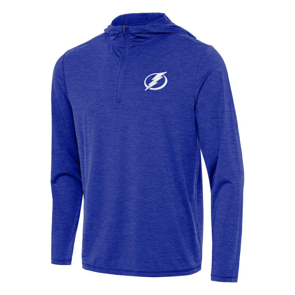 Tampa Bay Lightning - Antigua Tidy Quarter-Zip Hoodie Heather Royal