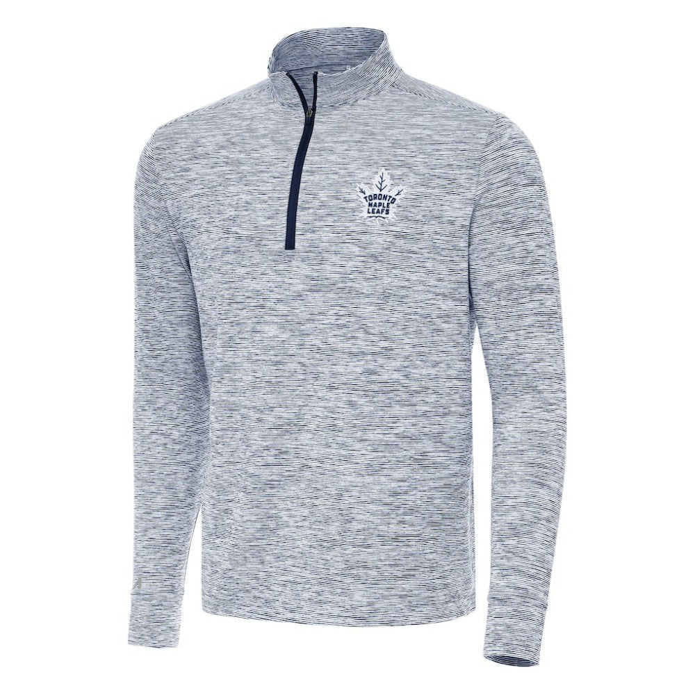 Toronto Maple Leafs - Antigua Cause Quarter-Zip Top Navy
