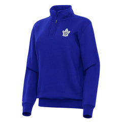 Toronto Maple Leafs - Antigua Women's Victory Quarter-Zip Sweatshirt Royal