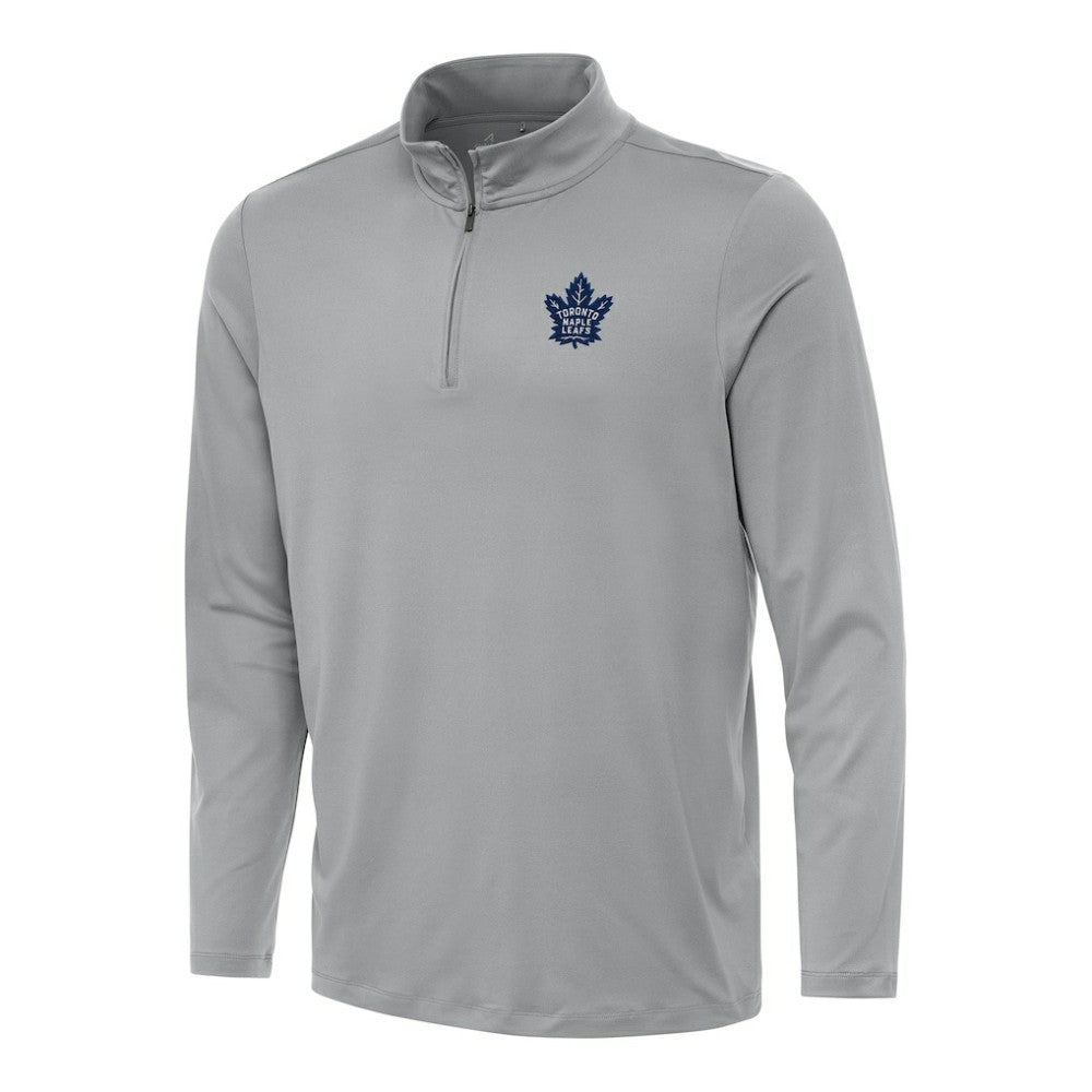 Toronto Maple Leafs - Antigua Reprocess Quarter-Zip Top Gray