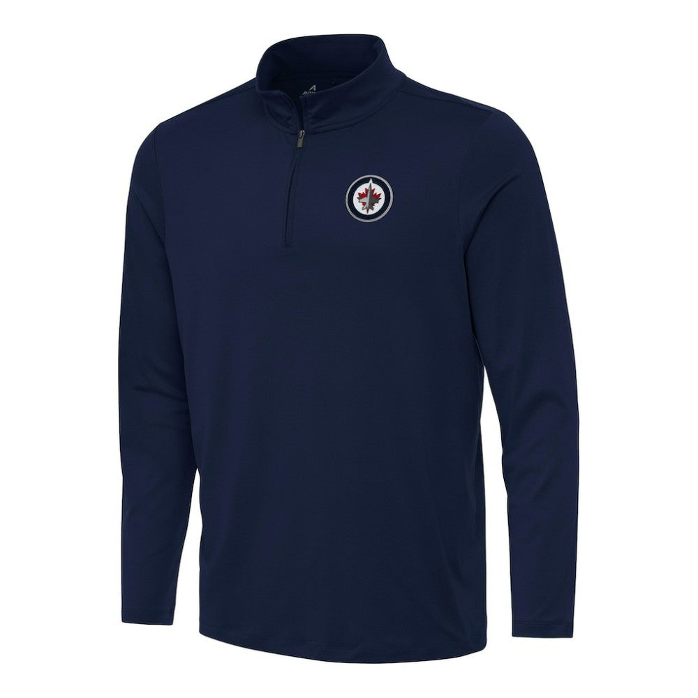 Winnipeg Jets - Antigua Reprocess Quarter-Zip Top Navy