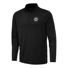 Winnipeg Jets - Antigua Reprocess Quarter-Zip Top Black