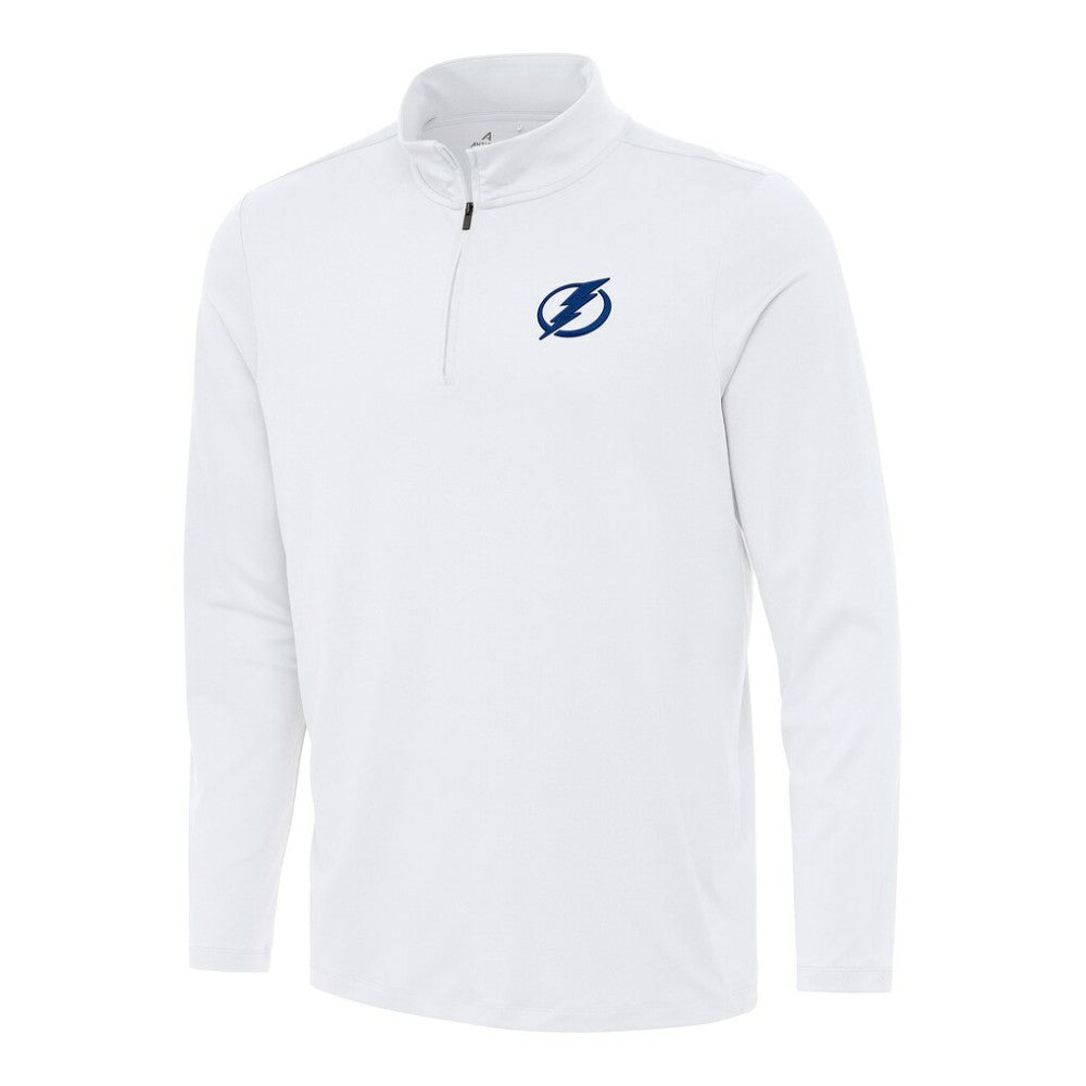Tampa Bay Lightning - Antigua Reprocess Quarter-Zip Top White