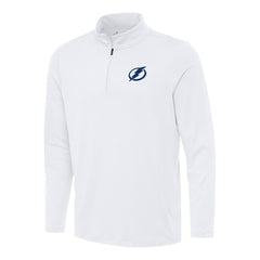 Tampa Bay Lightning - Antigua Reprocess Quarter-Zip Top White