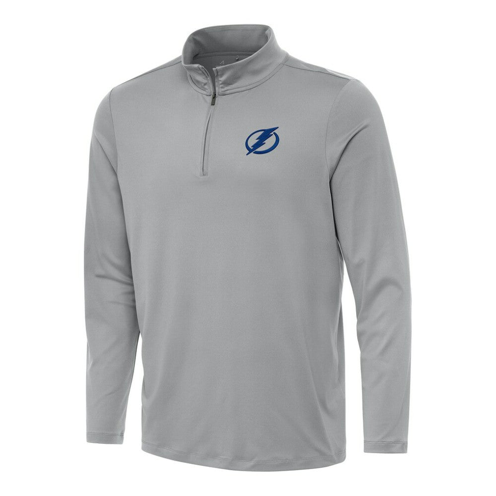Tampa Bay Lightning - Antigua Reprocess Quarter-Zip Top Gray