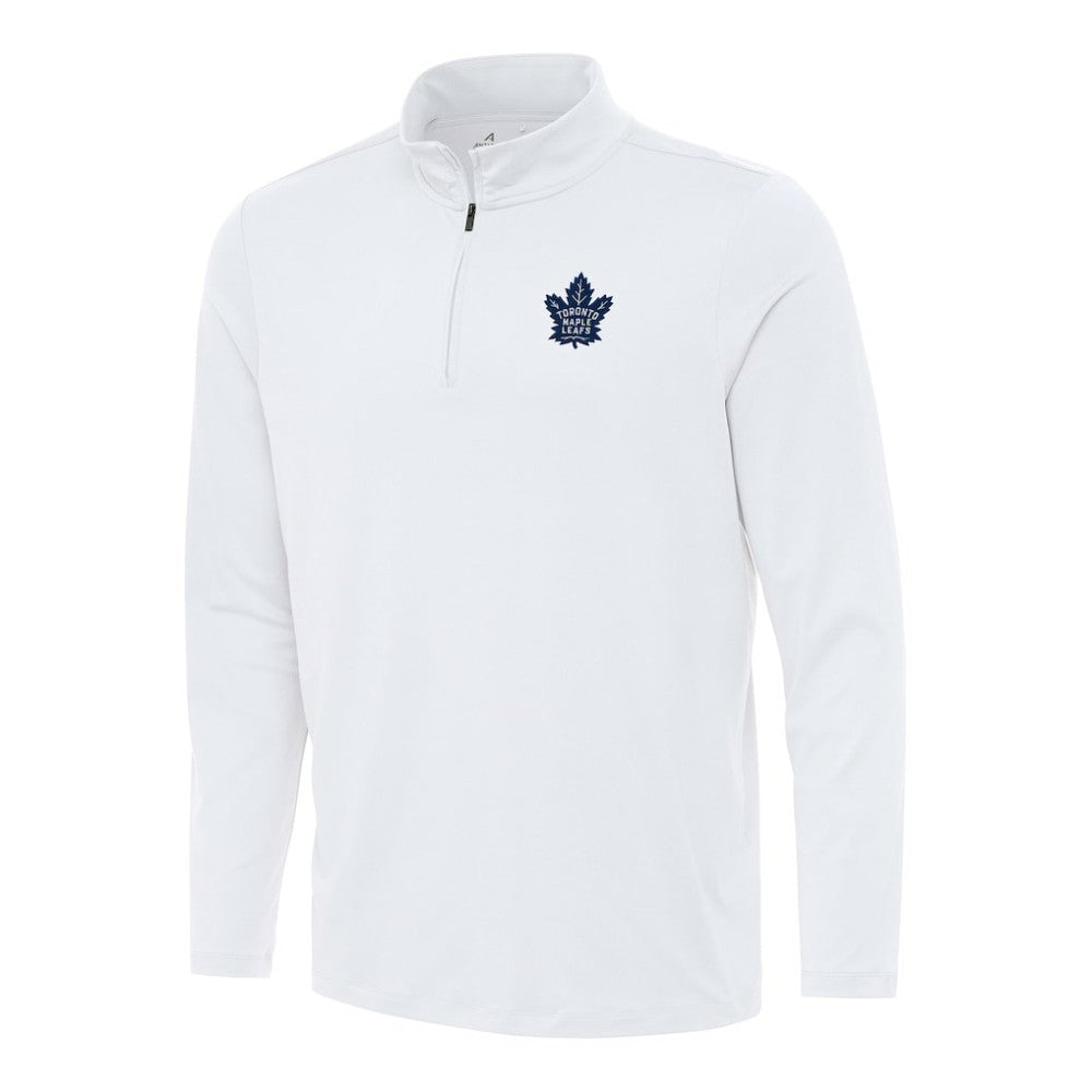 Toronto Maple Leafs - Antigua Reprocess Quarter-Zip Top White