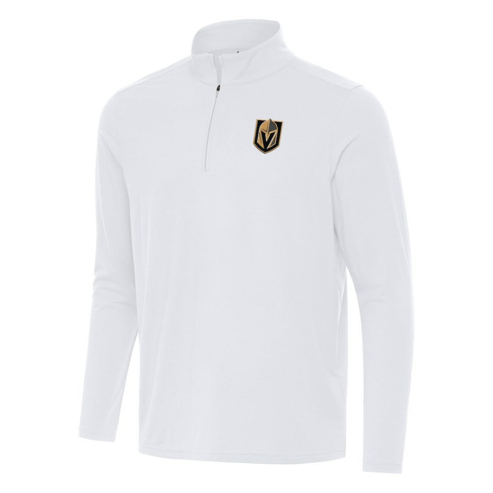 Vegas Golden Knights Antigua Intent Quarter-Zip Top White
