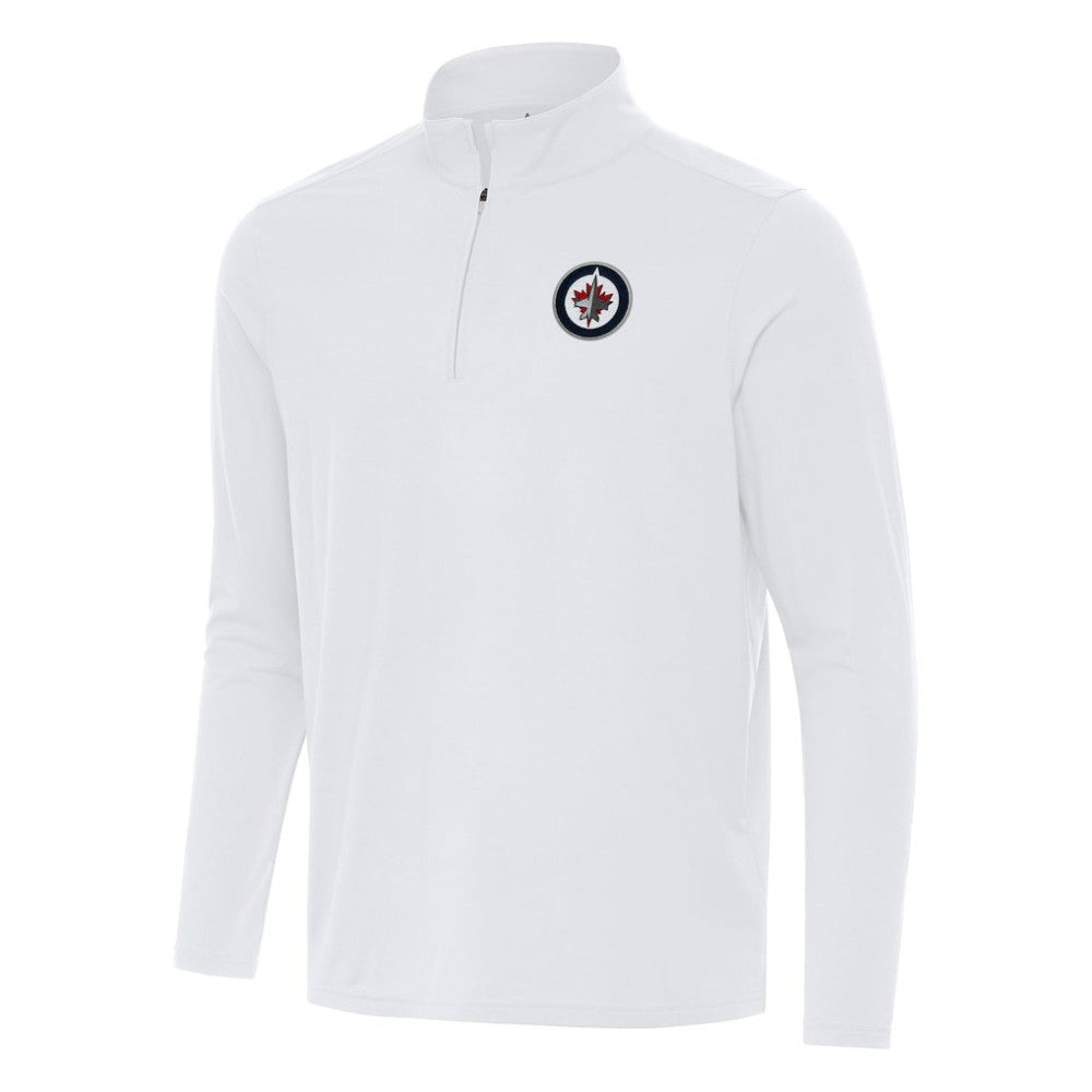 Winnipeg Jets - Antigua Intent Quarter-Zip Top White