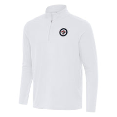 Winnipeg Jets - Antigua Intent Quarter-Zip Top White