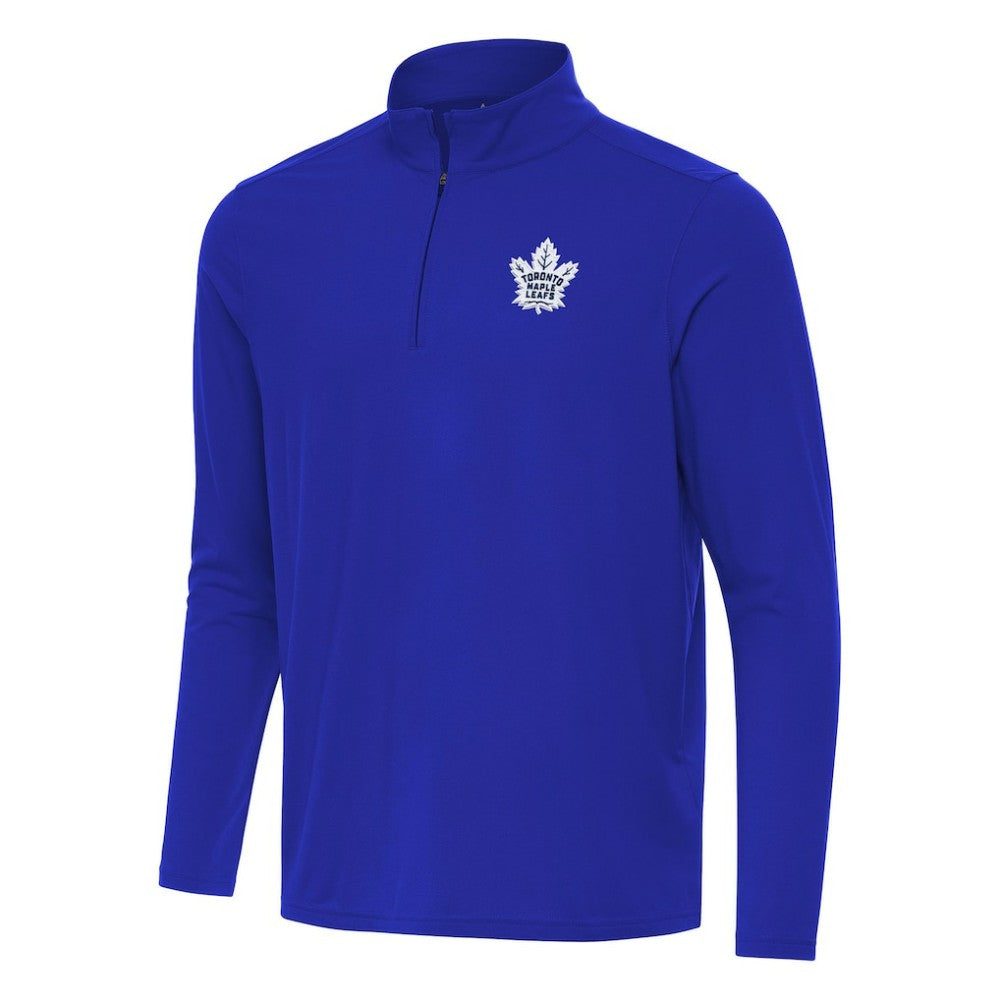 Toronto Maple Leafs - Antigua Intent Quarter-Zip Top Royal