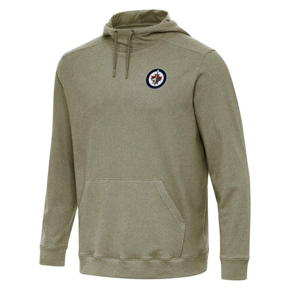 Winnipeg Jets - Antigua Cloud Pullover Hoodie Olive