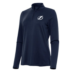 Tampa Bay Lightning - Antigua Women's Reprocess Quarter-Zip Top Navy