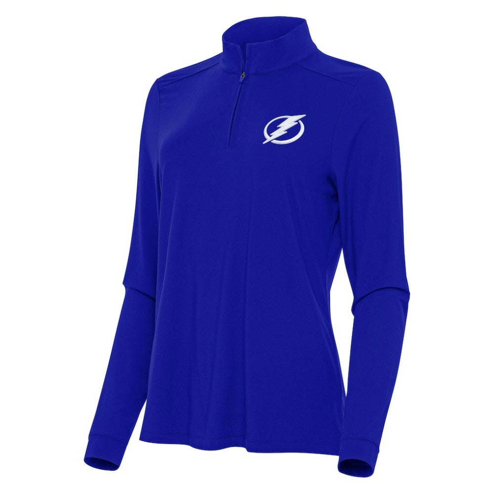 Tampa Bay Lightning - Antigua Women's Intent Quarter-Zip Top Royal