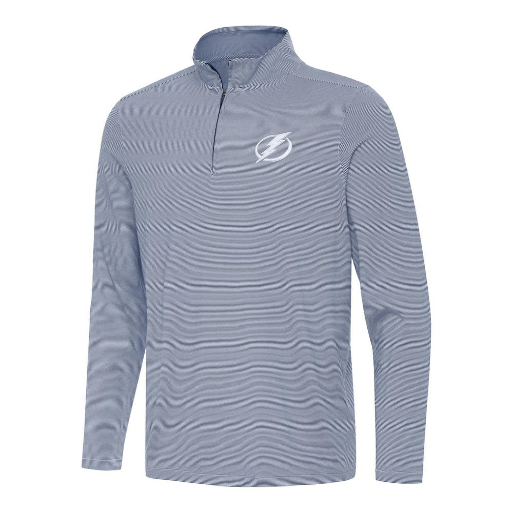 Tampa Bay Lightning - Antigua Twine Quarter-Zip Top Navy