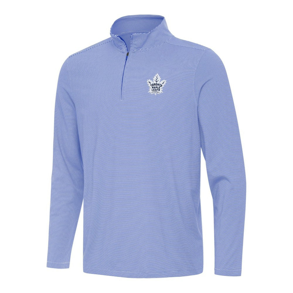 Toronto Maple Leafs - Antigua Twine Quarter-Zip Top Royal