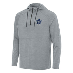 Toronto Maple Leafs - Antigua Spikes Quarter-Zip Hoodie Heather Gray