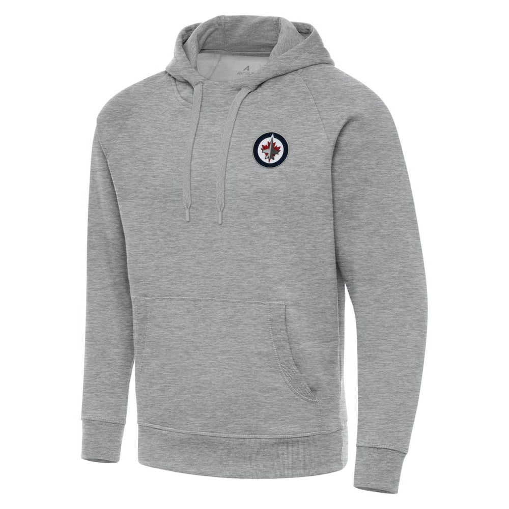 Winnipeg Jets - Antigua Big & Tall Victory Pullover Hoodie Heather Gray