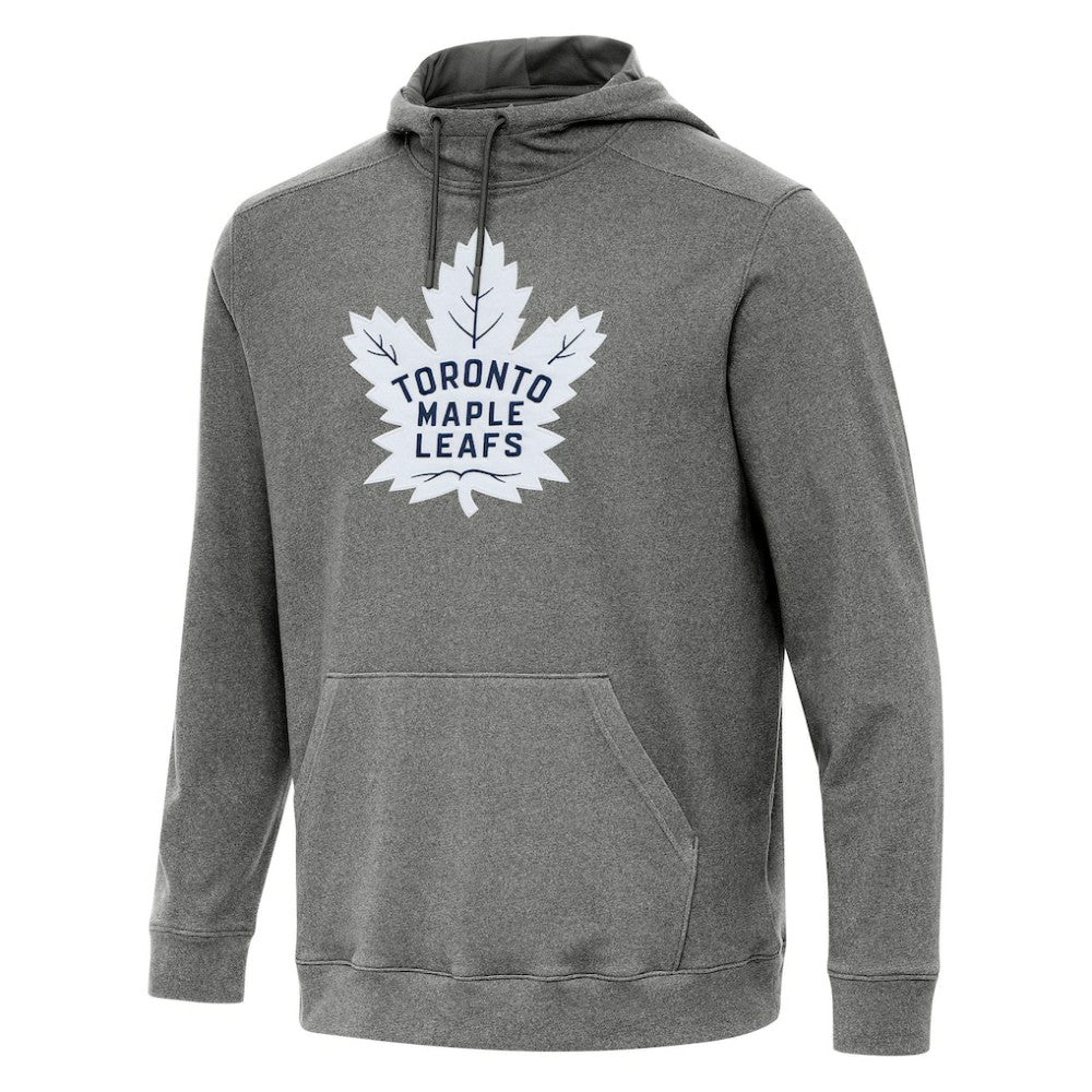 Toronto Maple Leafs - Antigua Cloud Pullover Hoodie Heather Black