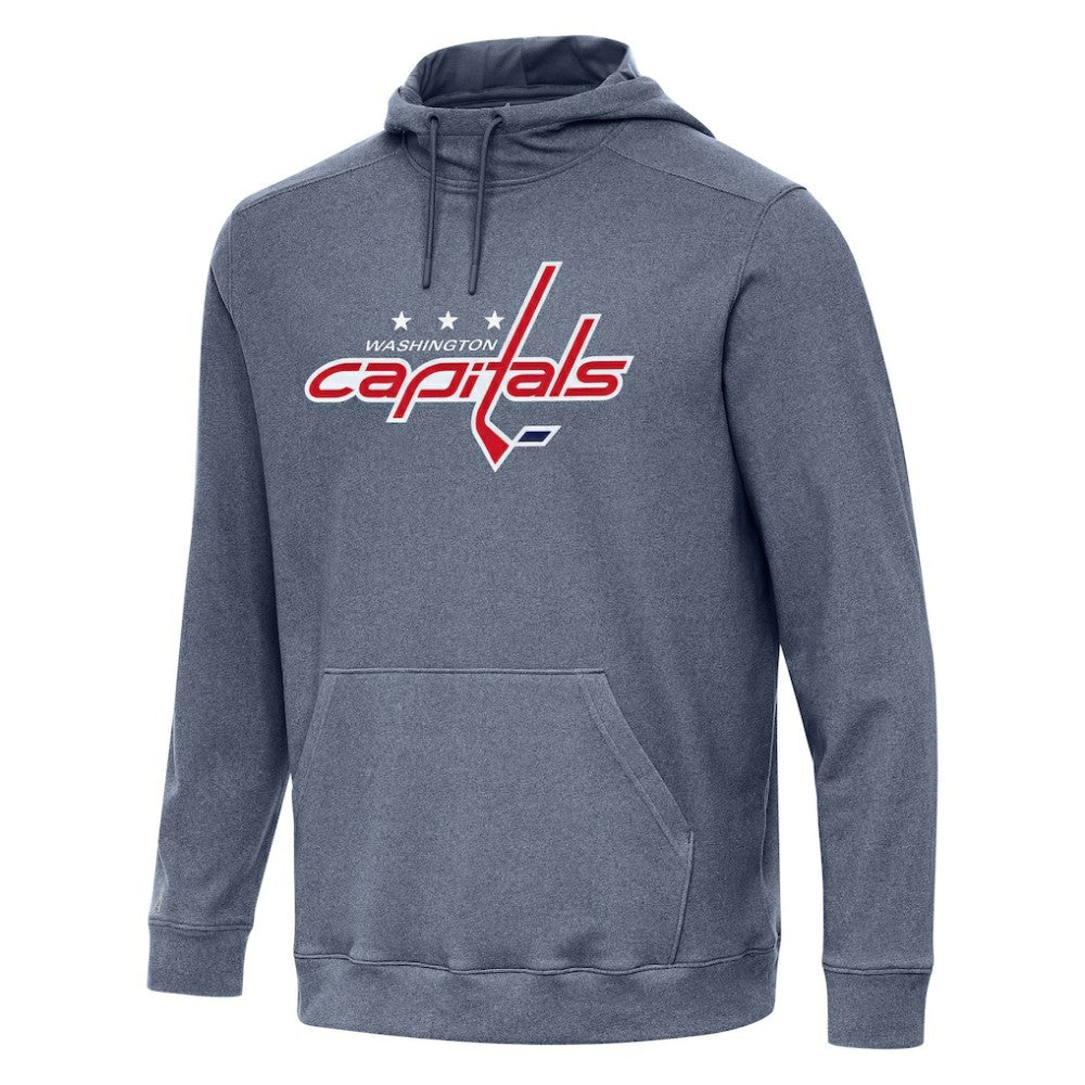 Washington Capitals Antigua Cloud Pullover Hoodie Heather Navy