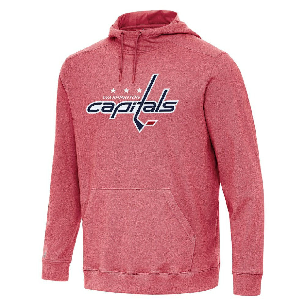 Washington Capitals Antigua Cloud Pullover Hoodie Heather Red